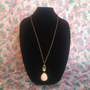 David Aubrey Rose Quartz Pendant Necklace
